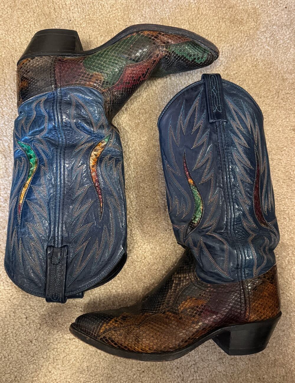 Dan Post Python Cowboy Boots